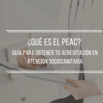 Profesional de atención sociosanitaria que puede acceder al PEAC